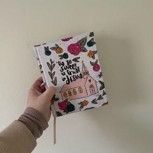 Floral Fabric ESV Journaling Bible